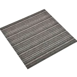 vidaXL Tapijt 20 pcs Gestreept Antraciet 50 x 50 cm 100% Polypropyleen