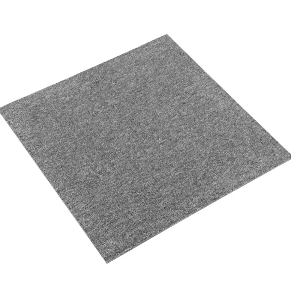 vidaXL Tapijt 20 pcs Grijs 50 x 50 cm 100% Polypropyleen