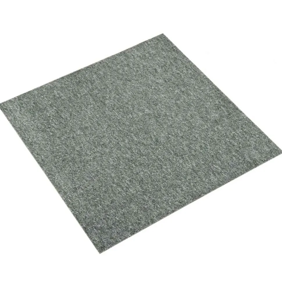 vidaXL Tapijt 20 pcs Groen 50 x 50 cm 100% Polypropyleen