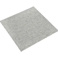 vidaXL Tapijt 20 pcs Lichtgrijs 50 x 50 cm 100% Polypropyleen