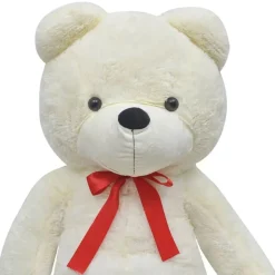 vidaXL Teddybeer 170 cm pluche wit
