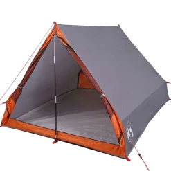 vidaXL Tent A-frame 2-persoons waterdicht grijs