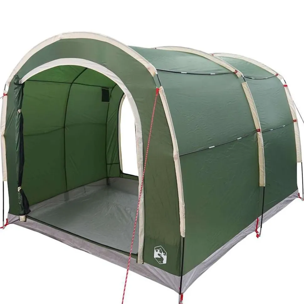 vidaXL Tent met dak met opslag Groen 268 x 240 x 191 cm Polyester