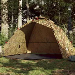 vidaXL Tent 4-persoons snelontgrendeling camouflage