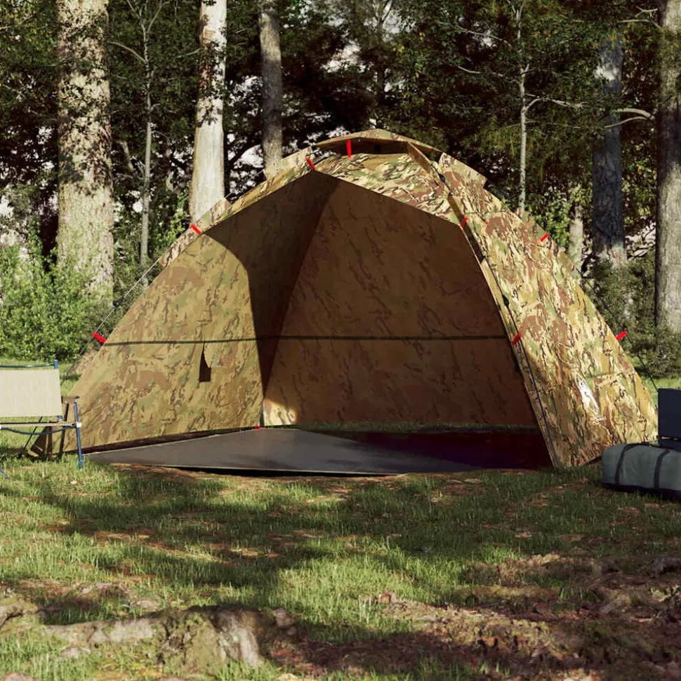 vidaXL Tent 4-persoons snelontgrendeling camouflage