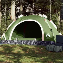 vidaXL Tent 2-persoons snelontgrendeling groen