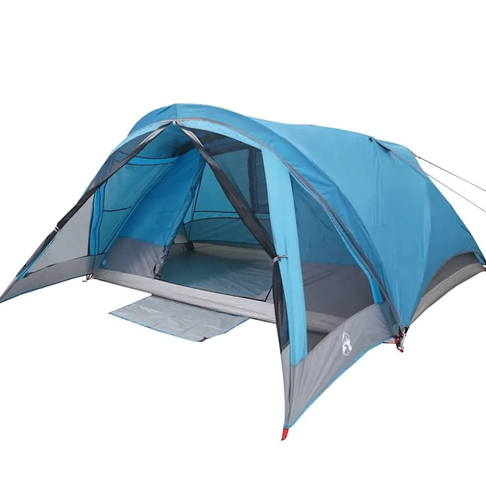 vidaXL Tent 4-persoons waterdicht blauw