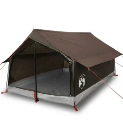 vidaXL Tent 2-persoons waterdicht bruin