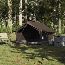 vidaXL Tent 2-persoons waterdicht bruin