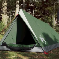 vidaXL Tent 2-persoons waterdicht groen