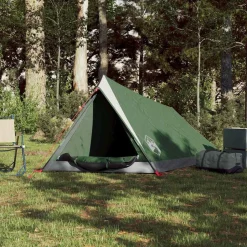 vidaXL Tent 2-persoons waterdicht groen