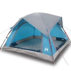 vidaXL Tent 4-persoons waterdicht blauw