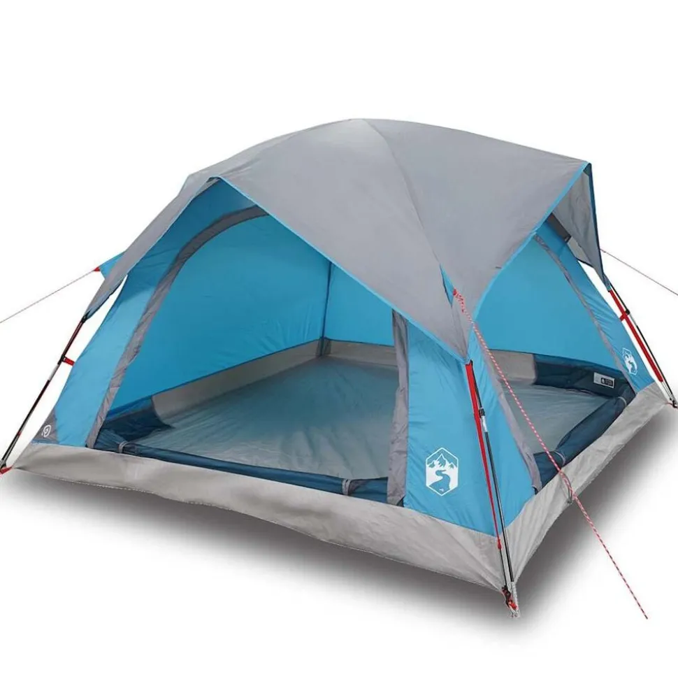 vidaXL Tent 4-persoons waterdicht blauw