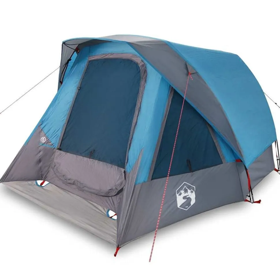vidaXL Tent 4-persoons waterdicht blauw