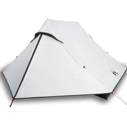 vidaXL Tent 2-persoons waterdicht verduisterend stof wit
