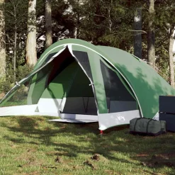 vidaXL Tent 4-persoons waterdicht groen