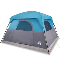 vidaXL Tent 4-persoons waterdicht blauw