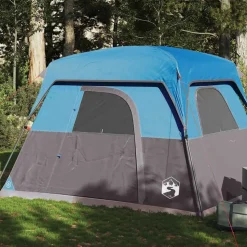vidaXL Tent 4-persoons waterdicht blauw