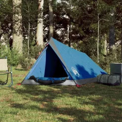 vidaXL Tent 2-persoons waterdicht blauw