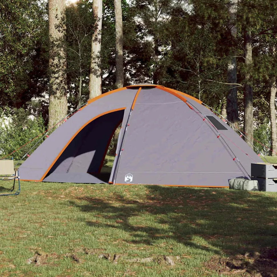 vidaXL Tent 8-persoons waterdicht oranje