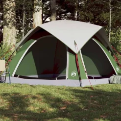 vidaXL Tent 4-persoons waterdicht groen