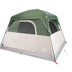 vidaXL Tent 4-persoons waterdicht groen