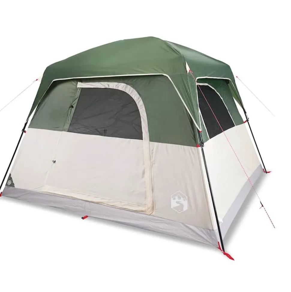 vidaXL Tent 4-persoons waterdicht groen