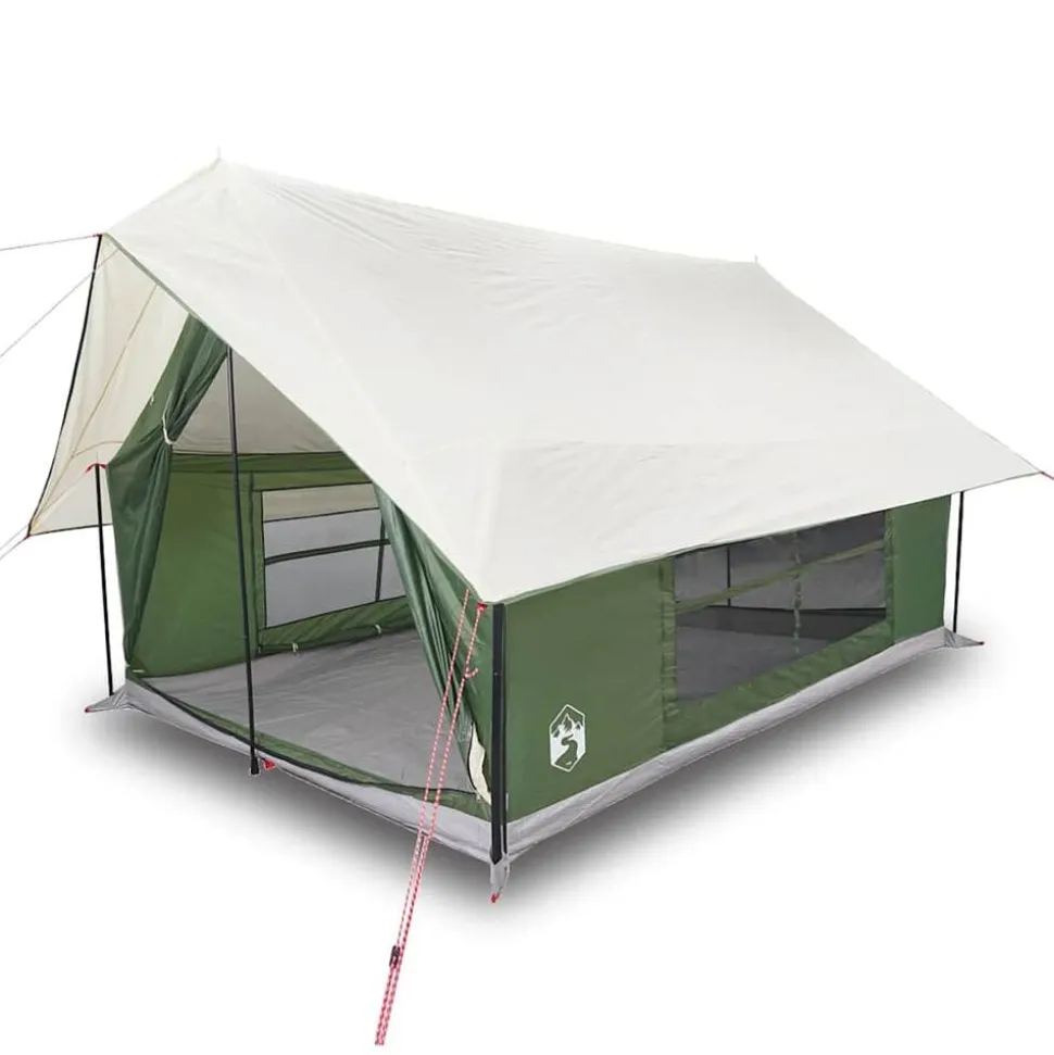 vidaXL Tent 5-persoons waterdicht groen