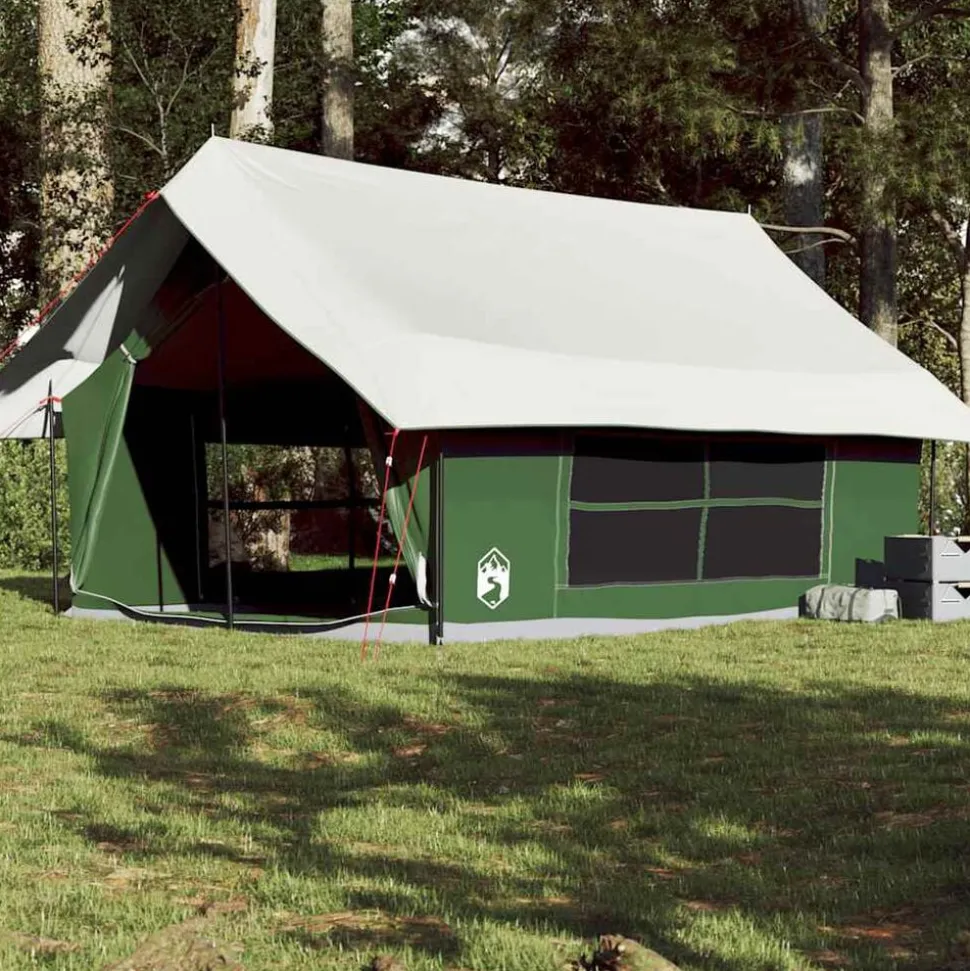 vidaXL Tent 5-persoons waterdicht groen