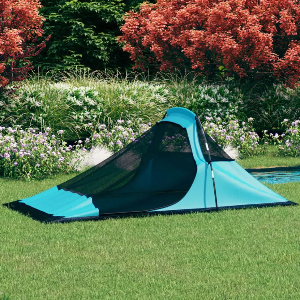 vidaXL Tent 317x240x100 cm blauw