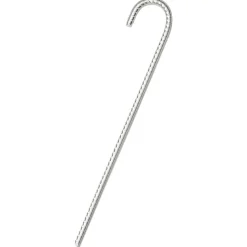 vidaXL Tentharingen 6 st Ø10 mm 37 cm gegalvaniseerd staal