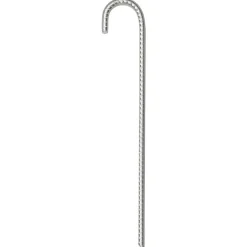 vidaXL Tentharingen 6 st Ø10 mm 37 cm gegalvaniseerd staal
