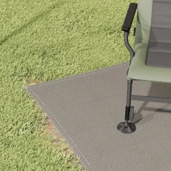 vidaXL Tenttapijt Lichtgrijs 200 x 250 cm Polyetheen