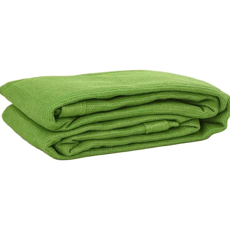 vidaXL Tenttapijt 200x200 cm HDPE lichtgroen
