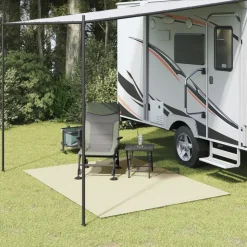 vidaXL Tenttapijt 4x2 m crèmekleurig