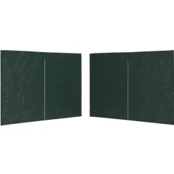vidaXL Tentwanden 2 st met ritssluiting PE groen
