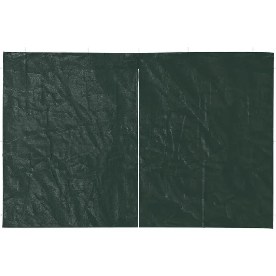 vidaXL Tentwanden 2 st met ritssluiting PE groen