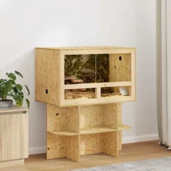vidaXL Terrarium Bruin 80 x 50 x 50 cm OSB