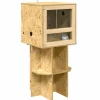vidaXL Terrarium Bruin 40 x 40 x 90 cm OSB