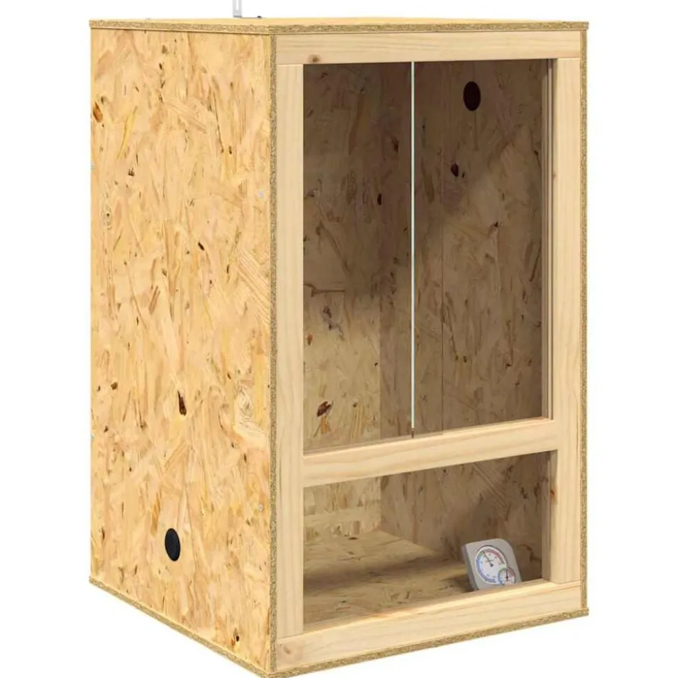 vidaXL Terrarium Bruin 50 x 50 x 80 cm OSB