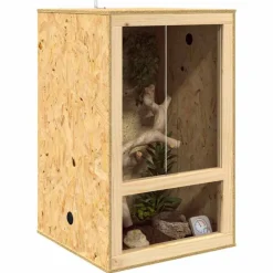 vidaXL Terrarium Bruin 50 x 50 x 80 cm OSB
