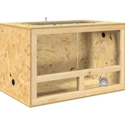 vidaXL Terrarium Bruin 80 x 50 x 50 cm OSB