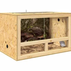 vidaXL Terrarium Bruin 80 x 50 x 50 cm OSB