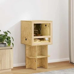 vidaXL Terrarium Bruin 50 x 50 x 100 cm OSB