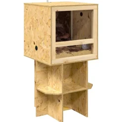 vidaXL Terrarium Bruin 50 x 50 x 100 cm OSB