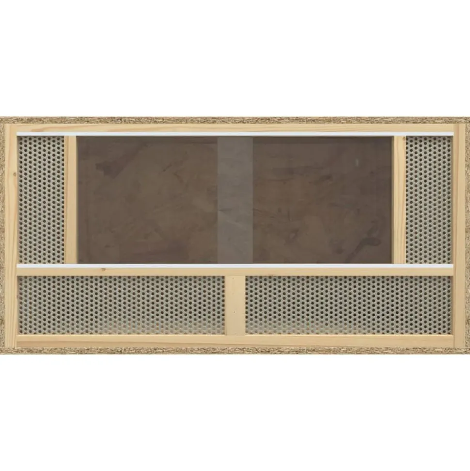 vidaXL Terrarium 80x40x40 cm bewerkt hout