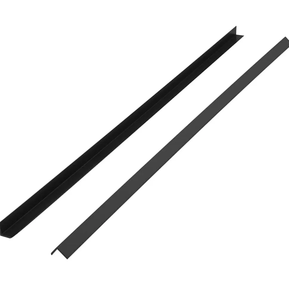 vidaXL Terras hoekplinten 5 st 170 cm HKC zwart