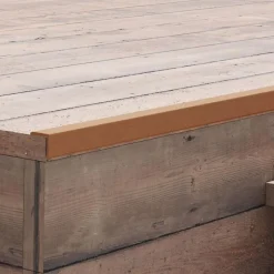 vidaXL Terras hoekplinten 5 st 170 cm HKC lichtbruin