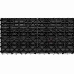 vidaXL Terras Tegel 6 pcs Donkerbruin 60 x 30 cm WPC