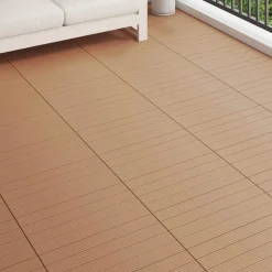 vidaXL Terras Tegel 6 pcs Bruin 60 x 30 cm WPC